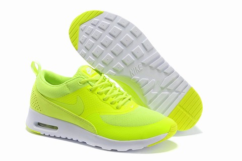 nike air max thea jaune fluo